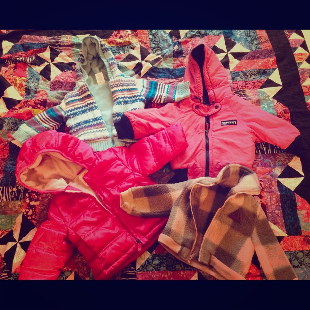 2 for $50 Bundle of 4 Baby Girl Winter coats